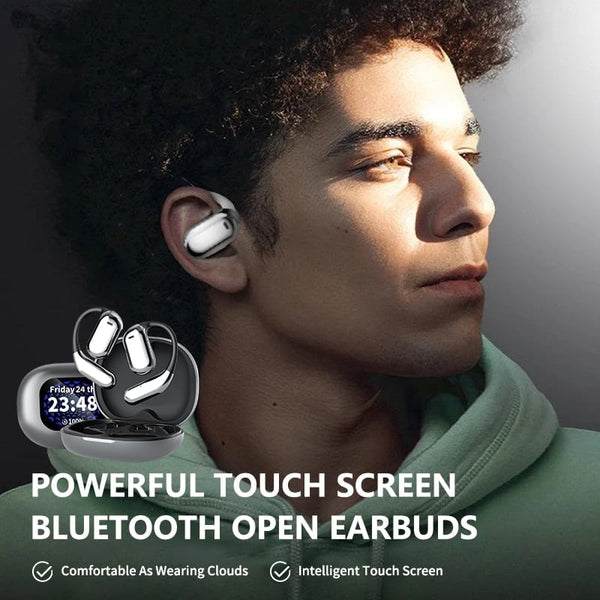 Last Day Promotion 69% OFF🔥True Powerful Bluetooth 5.4 Open Ear Earbuds. IPX5 Waterproof