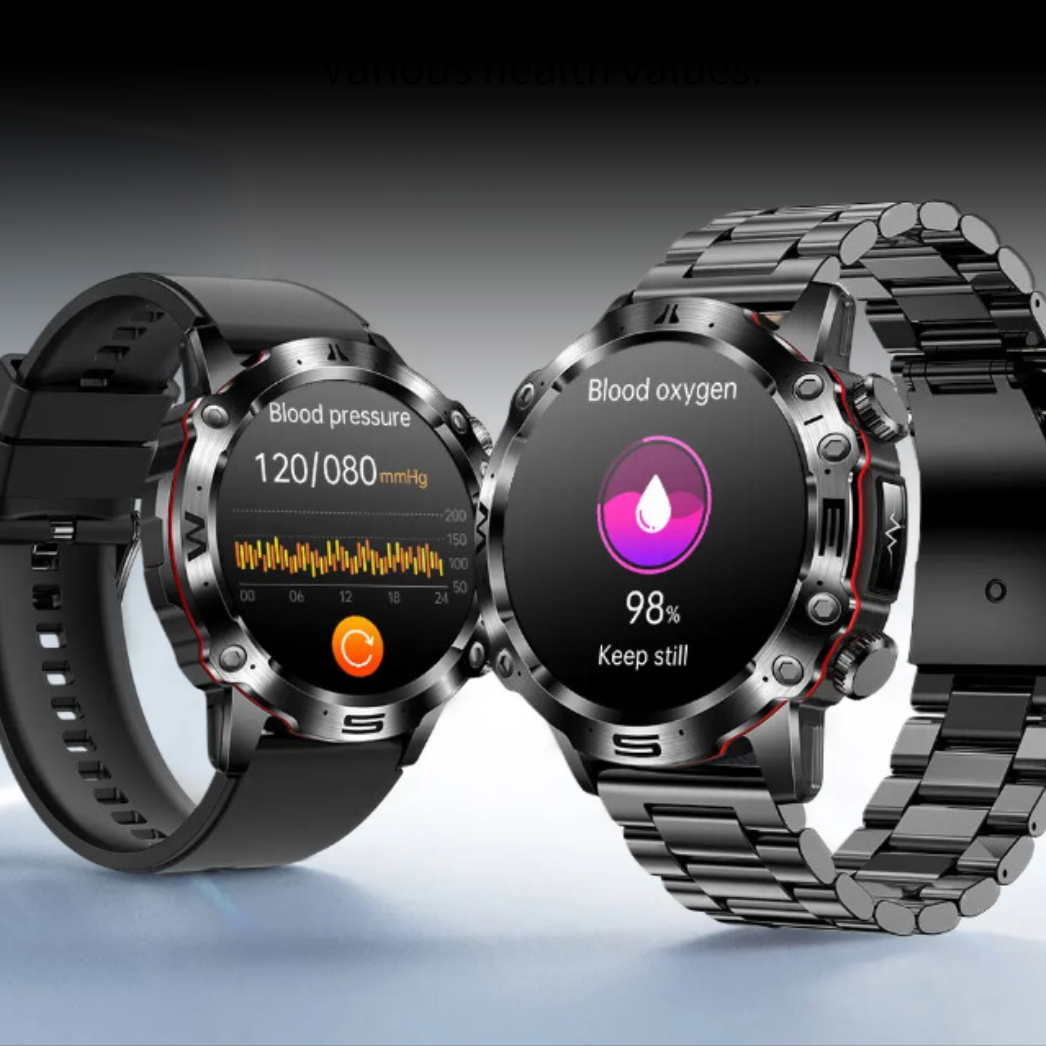 Blood Watch Design ECG Blood Sugar Blood Pressure Smart Watch – Kiazure